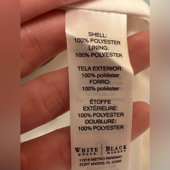 White House Black Market (WHBM) Sleeveless Lightweight Dress, Multicolor, Size 4 - Picture 9 of 9